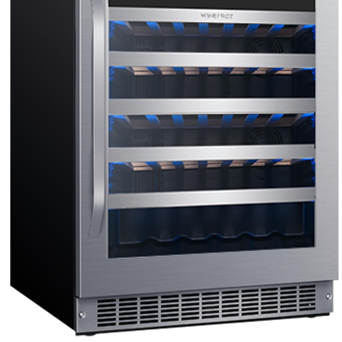 Cava De Vinos Winefroz Para 46 Botellas Luxury Edition WMN32S Negra
